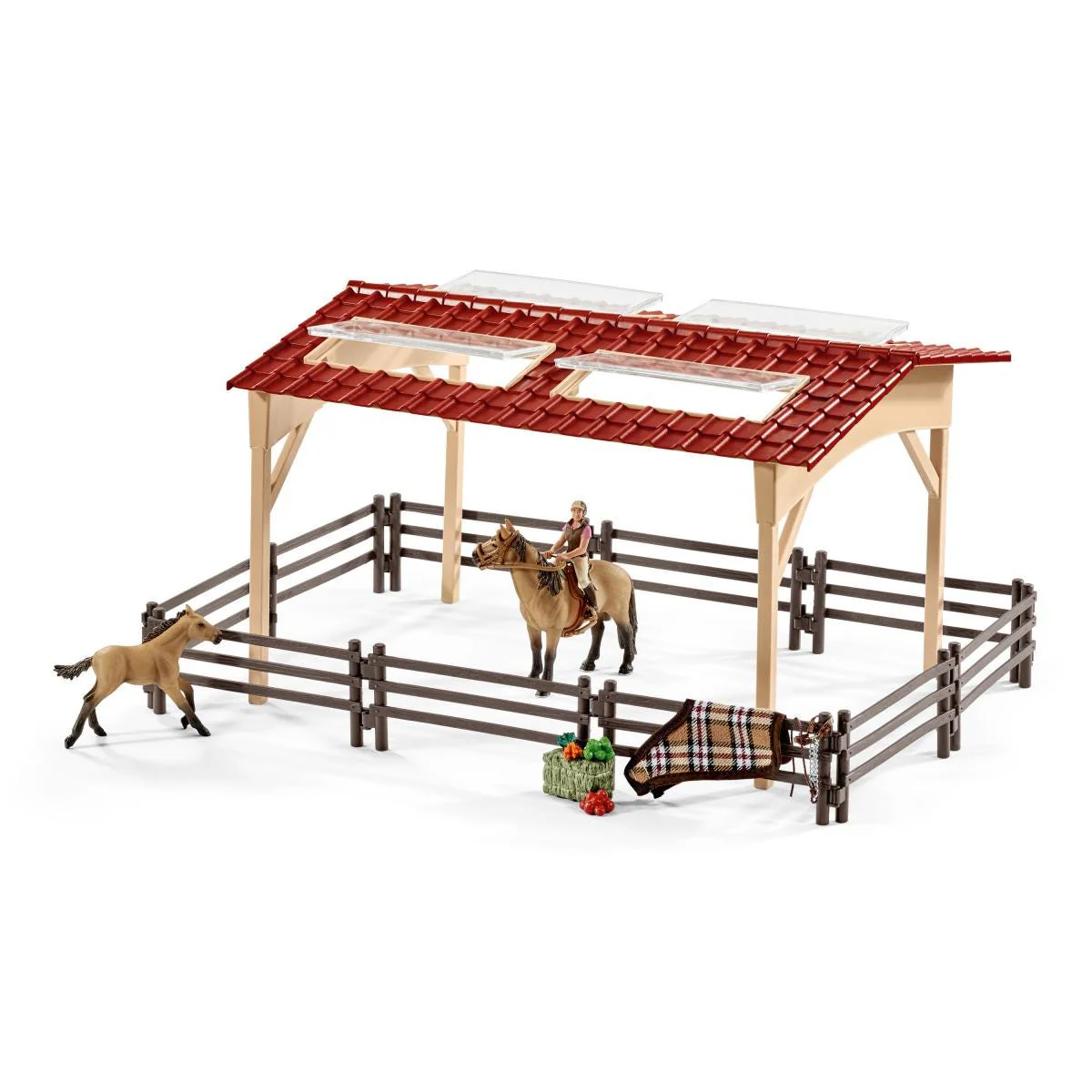 Paardenstal met paarden en toebehoren - Image 2